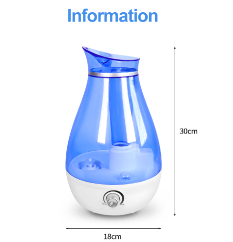 2.5L Lleithydd Ultrasonic Cynhwysedd Mawr Defnydd Cartref