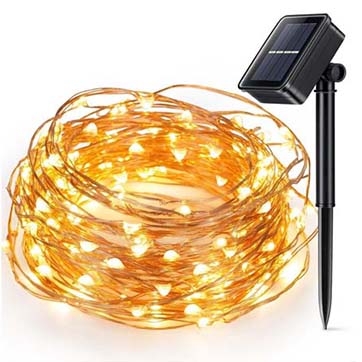 Sut Mae Golau Llinynnol Gwifren Copr Pŵer Solar yn Gweithio?